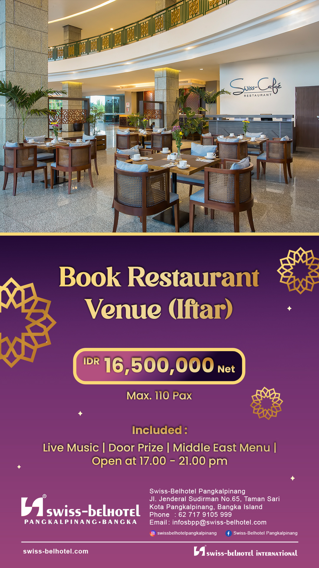 Book Restaurant Venue (Iftar)